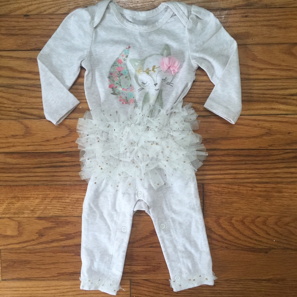 NWOT Fox Tutu Bodysuit